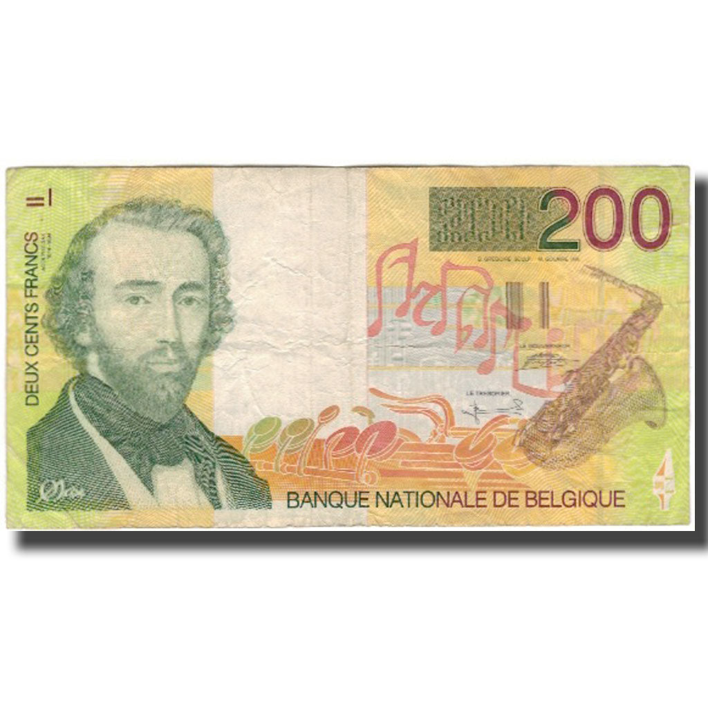 Banknot, Belgia, 200 Francs, KM:148, VF(20-25)