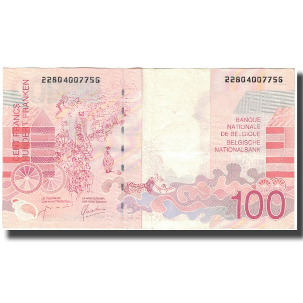 Nota, Bélgica, 100 Francs, KM:147, EF(40-45)