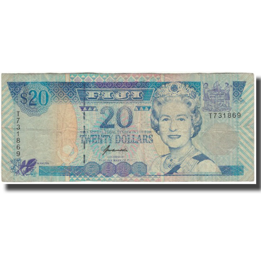 Banknot, Fiji, 20 Dollars, KM:99a, VF(20-25)