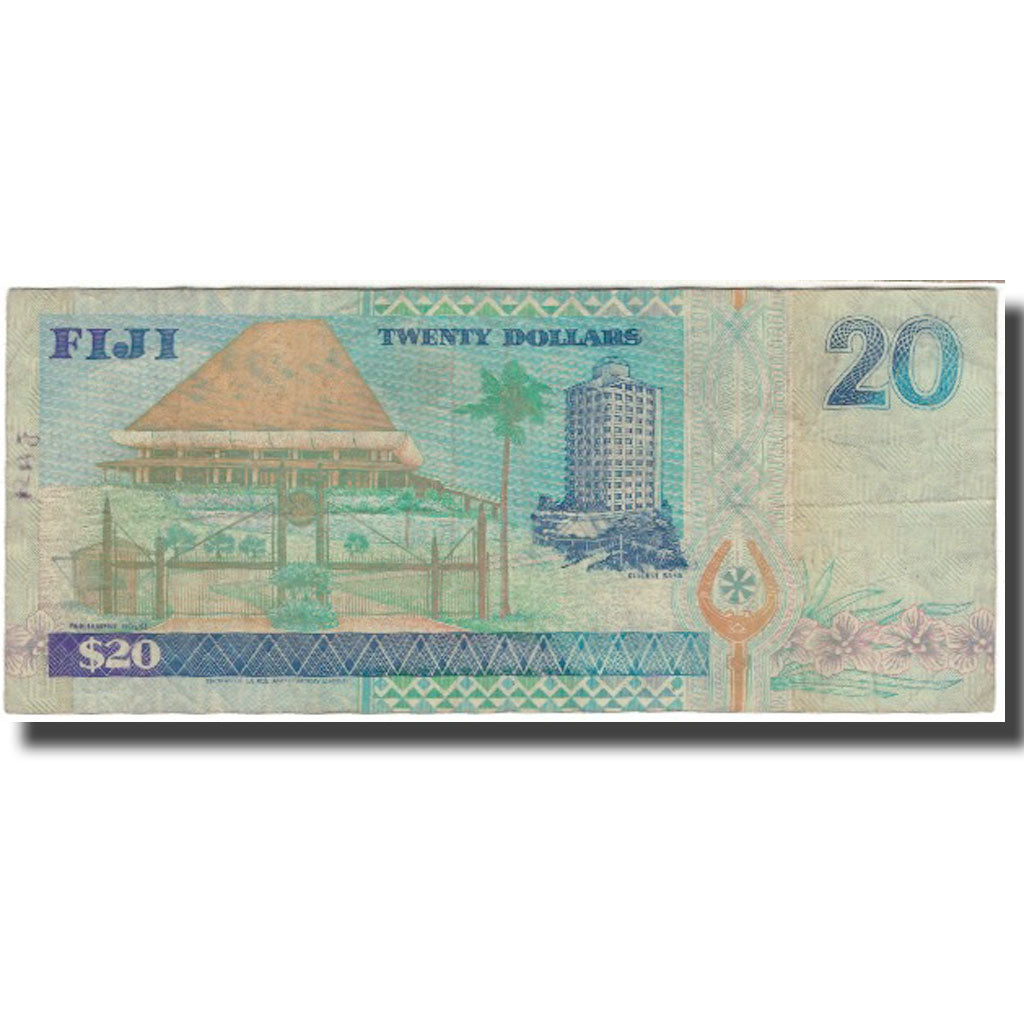 Banknot, Fiji, 20 Dollars, KM:99a, VF(20-25)