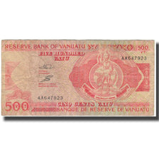 Nota, Vanuatu, 500 Vatu, KM:5, VG(8-10)