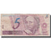Banknot, Brazylia, 5 Reais, KM:244Aa, VG(8-10)