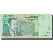 Biljet, Marokko, 50 Dirhams, KM:69a, SUP