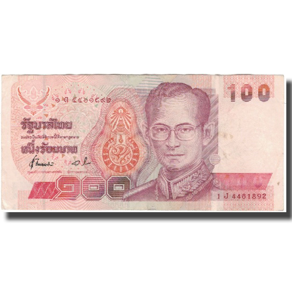 Banknot, Tajlandia, 100 Baht, KM:97, VF(20-25)