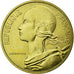 Munten, Frankrijk, Marianne, 10 Centimes, 1977, Paris, FDC, Aluminum-Bronze