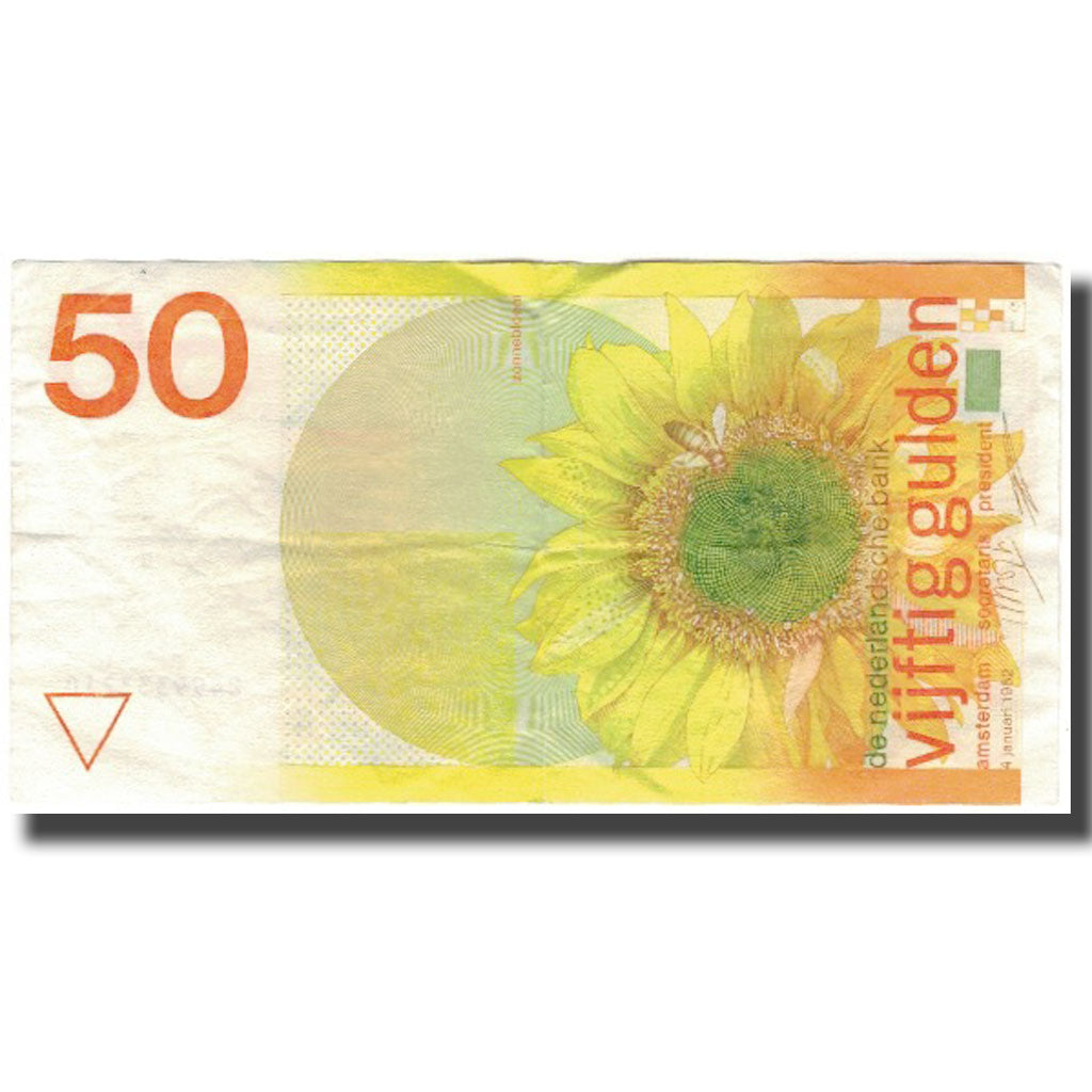 Nota, Países Baixos, 50 Gulden, 1982-01-04, KM:96, VF(20-25)
