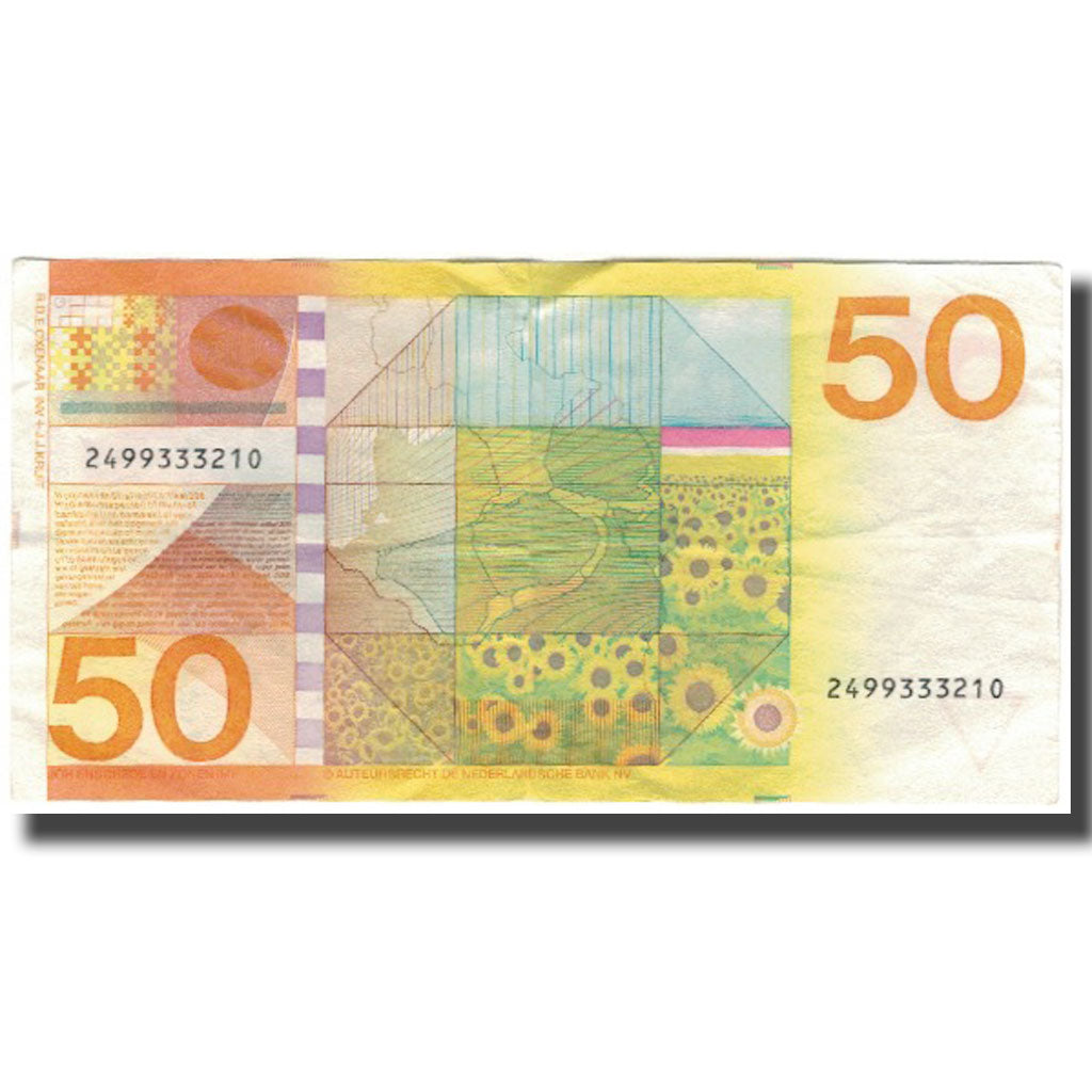 Nota, Países Baixos, 50 Gulden, 1982-01-04, KM:96, VF(20-25)