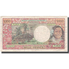 Banknote, French Pacific Territories, 1000 Francs, KM:2b, VG(8-10)