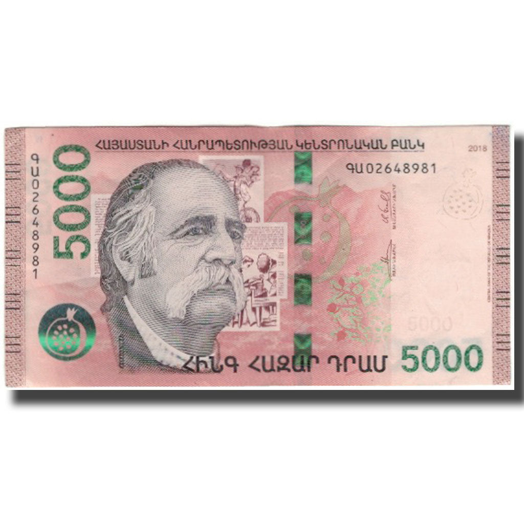 Billet, Armenia, 5000 Dram, 2018, TTB