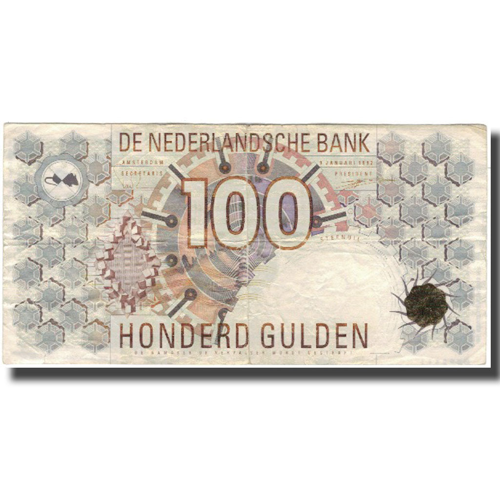 Billet, Pays-Bas, 100 Gulden, 1992, KM:101, TB