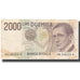 Banconote, Italia, 2000 Lire, KM:115, MB