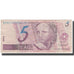 Nota, Brasil, 5 Reais, KM:244Aa, VG(8-10)