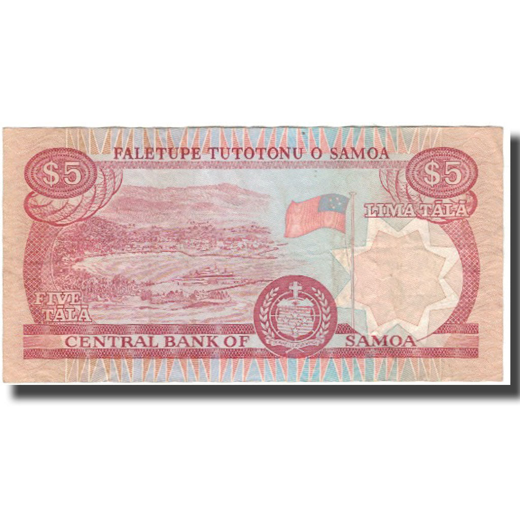 Billete, 5 Tala, Samoa Occidental, KM:26, MBC