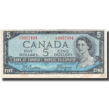 Banknot, Canada, 5 Dollars, 1954, KM:77b, EF(40-45)