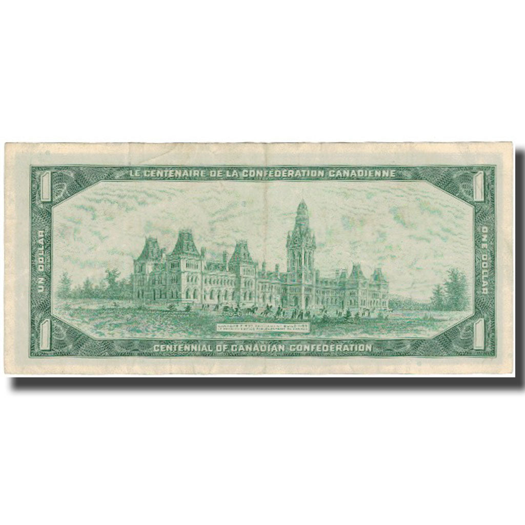 Billet, Canada, 1 Dollar, 1967, KM:84a, TTB