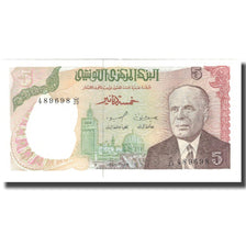 Banknote, Tunisia, 5 Dinars, 1980-10-15, KM:75, AU(55-58)