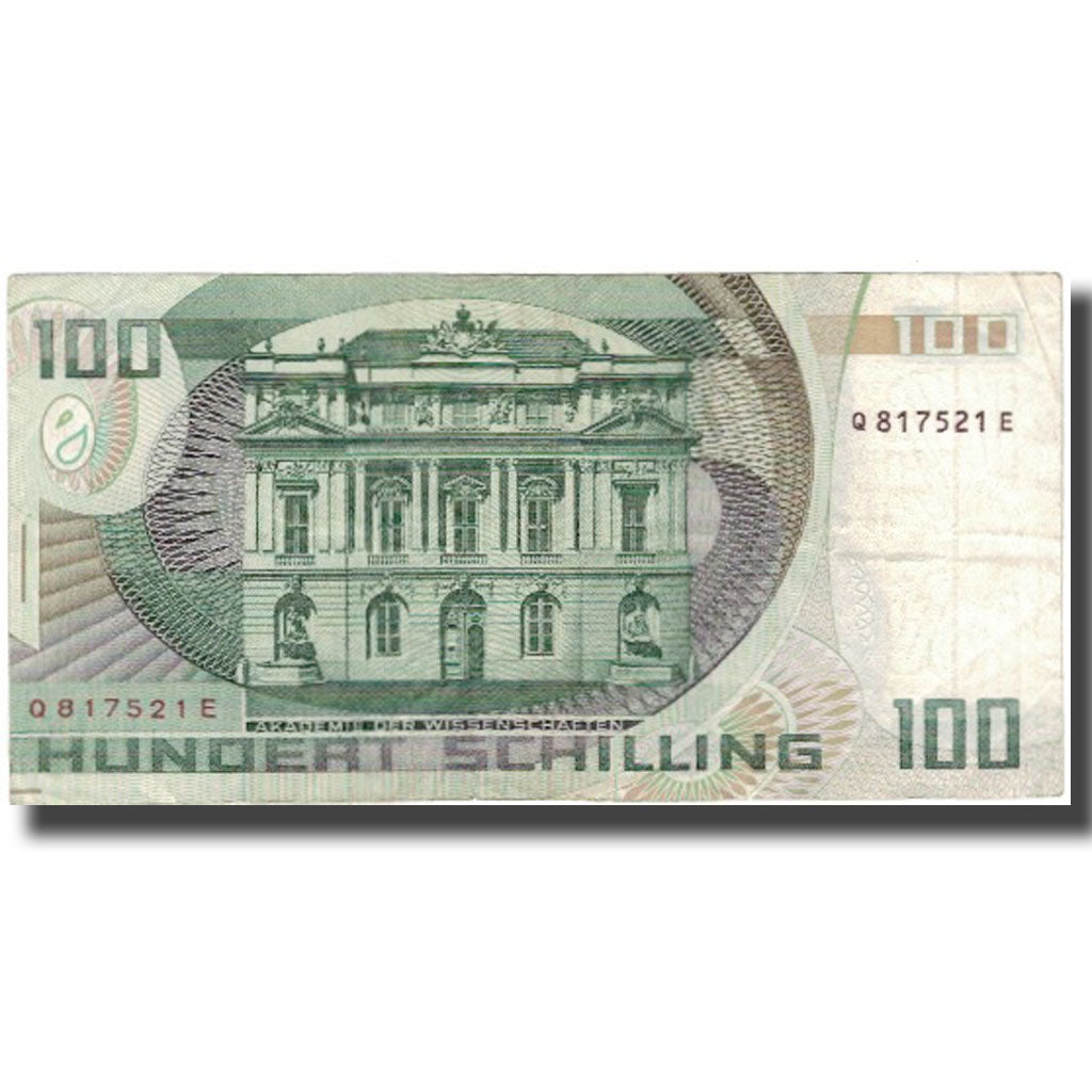Banknot, Austria, 100 Schilling, 1984, KM:150, EF(40-45)