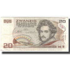 Banknot, Austria, 20 Schilling, 1986, KM:148, EF(40-45)