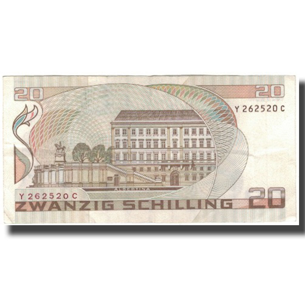 Banknot, Austria, 20 Schilling, 1986, KM:148, EF(40-45)