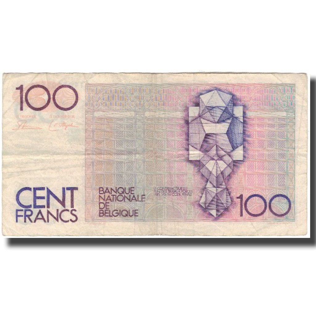 Banknot, Belgia, 100 Francs, KM:140a, VG(8-10)