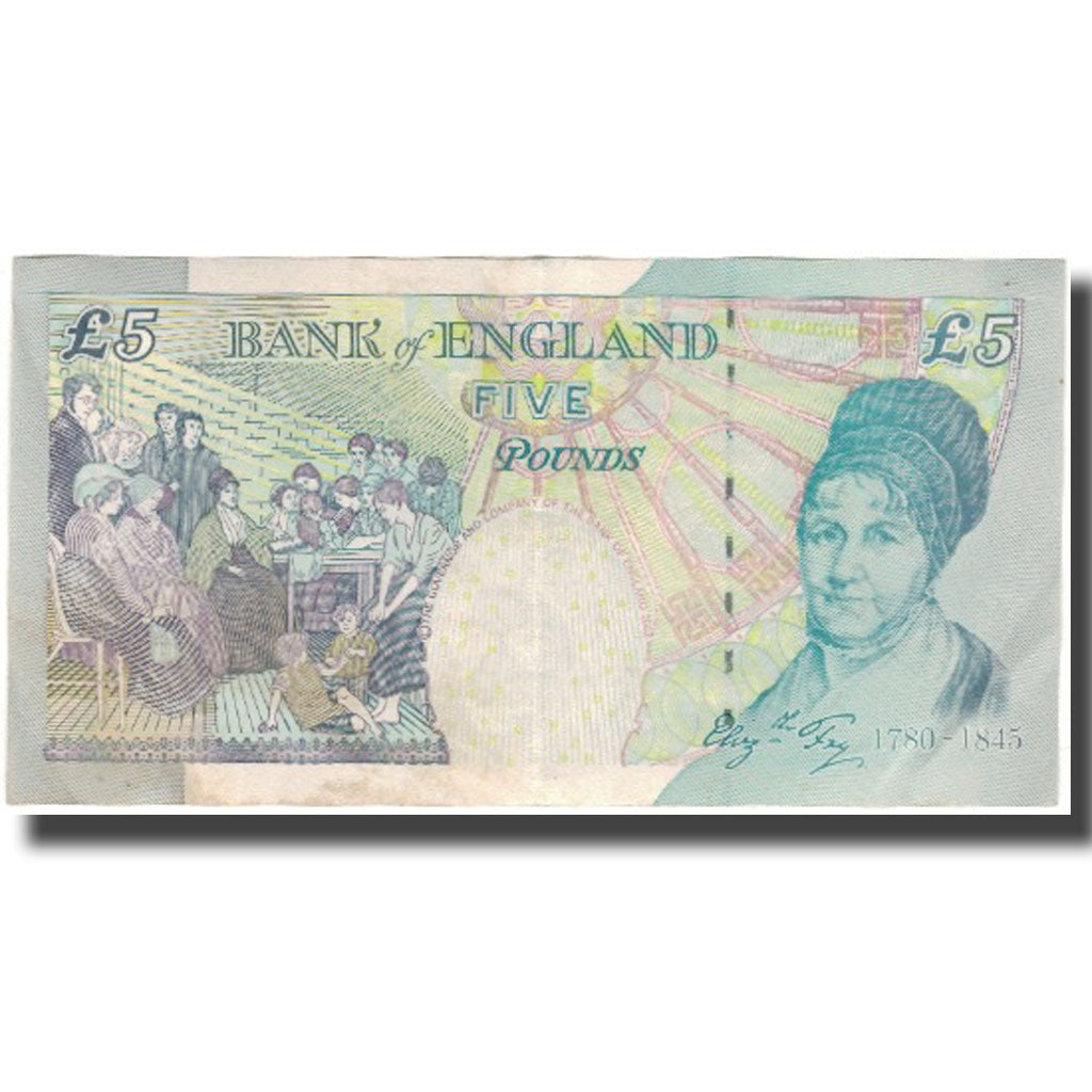 Banknot, Wielka Brytania, 5 Pounds, KM:391b, EF(40-45)