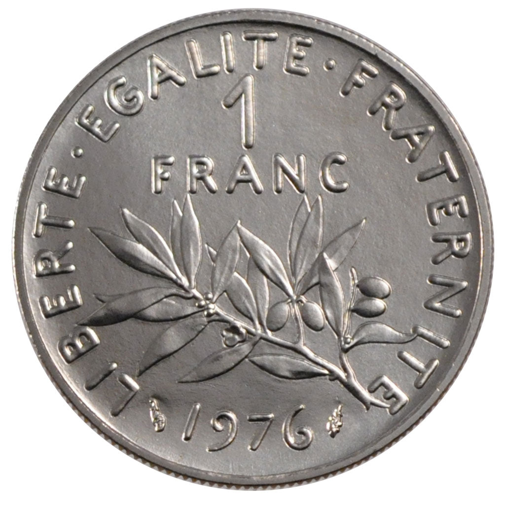 Francia, Semeuse, Franc, 1976, Paris, SPL, Nichel, Gadoury:474