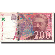 France, 200 Francs, Eiffel, 1997, TTB, Fayette:75.4b, KM:159b
