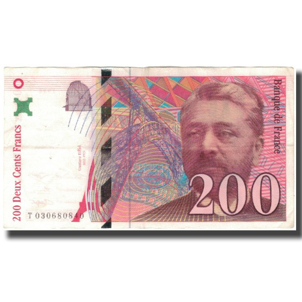 Frankreich, 200 Francs, Eiffel, 1996, SS, Fayette:75.2, KM:159a