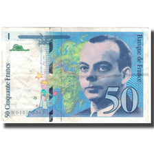 France, 50 Francs, St Exupéry, 1997, VF(20-25), Fayette:73.4, KM:157Ad