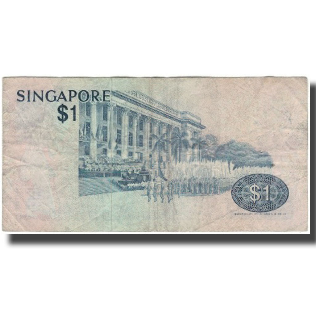 Nota, Singapura, 1 Dollar, KM:9, VF(20-25)