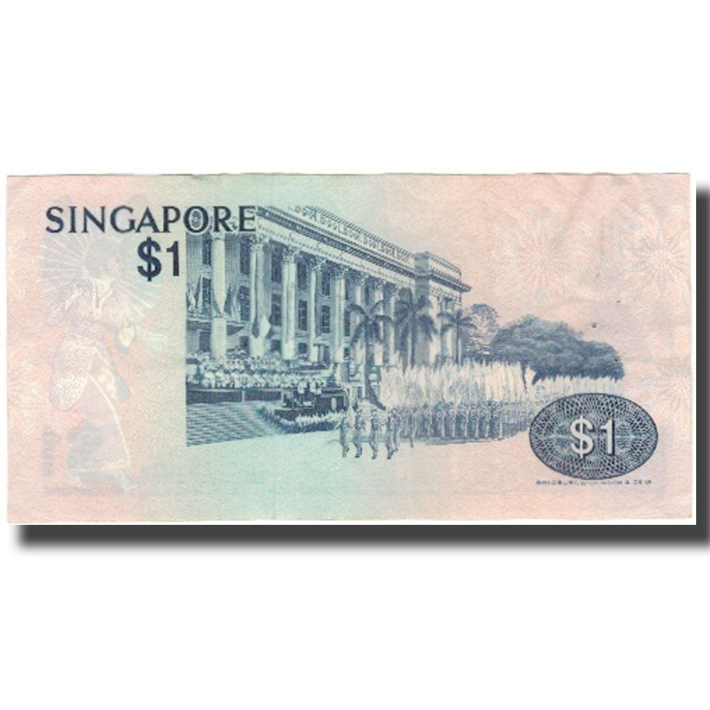 Biljet, Singapur, 1 Dollar, KM:9, TTB+
