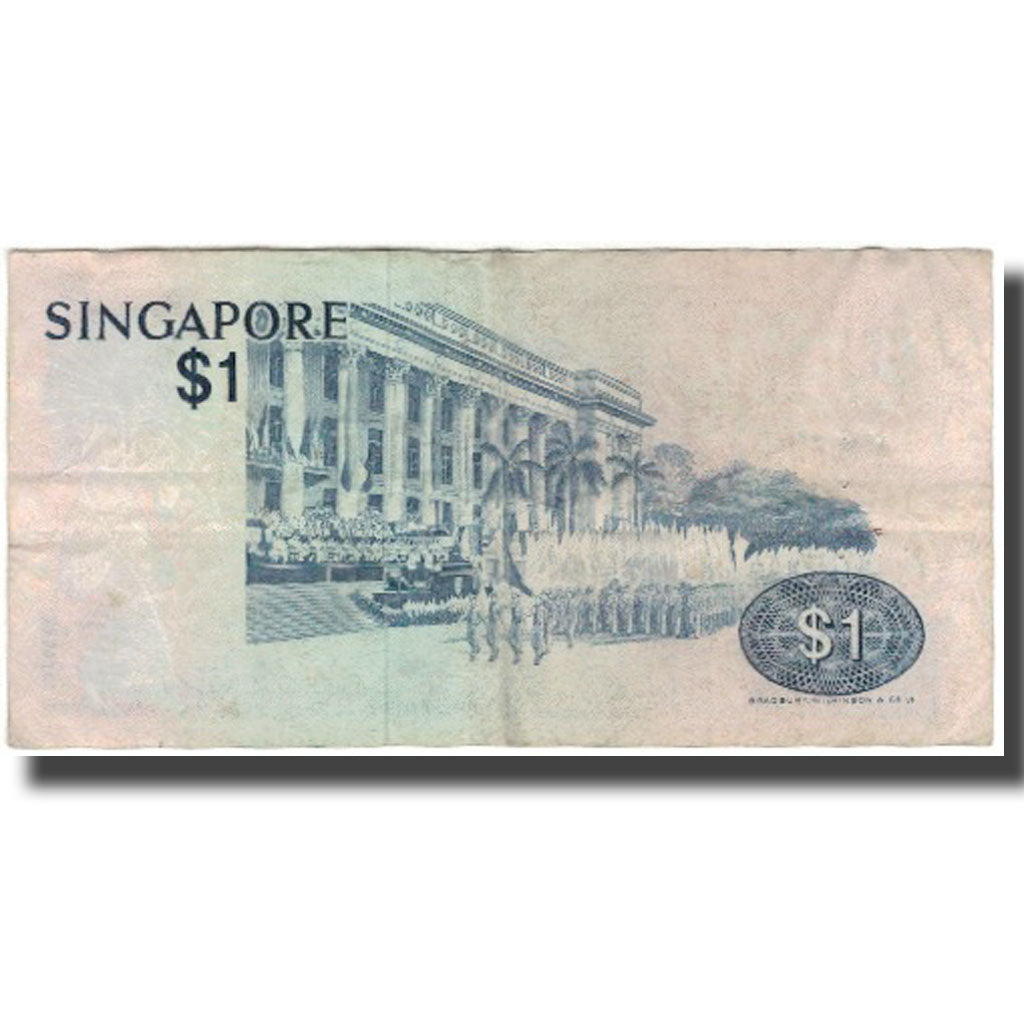 Billete, 1 Dollar, Singapur, KM:9, BC+