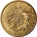 Munten, Frankrijk, Mathieu, 10 Francs, 1976, FDC, Nickel-brass, Gadoury:814