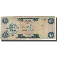 Nota, Emirados Árabes Unidos, 10 Dirhams, KM:3a, VG(8-10)