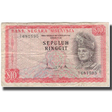 Nota, Malásia, 10 Ringgit, KM:15, VG(8-10)
