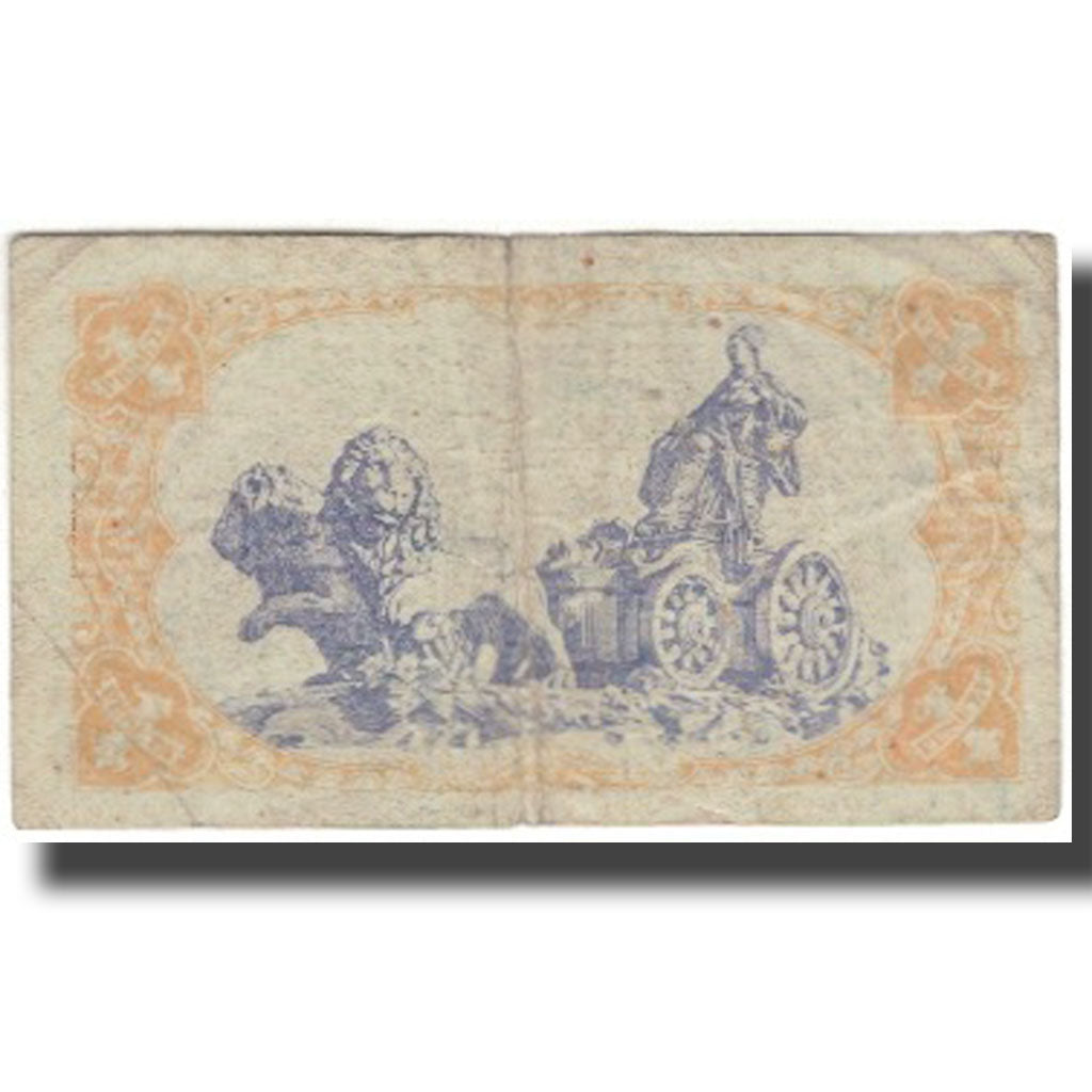 Billet, Espagne, 1 Peseta, 1937, KM:94, B