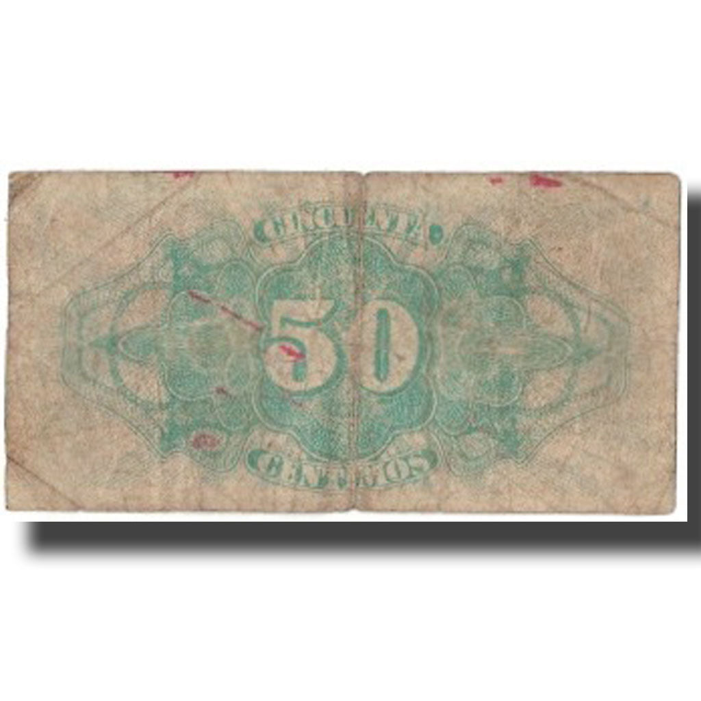 Nota, Espanha, 50 Centimos, 1937, KM:93, AG(1-3)