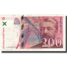 France, 200 Francs, Eiffel, 1995, TB, Fayette:75.1, KM:159a