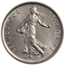 Francia, Semeuse, 5 Francs, 1975, SPL, Nichel placcato rame-nichel, Gadoury:771