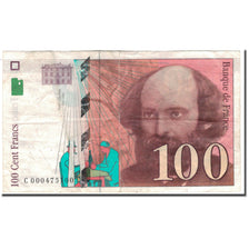 France, 100 Francs, Cézanne, 1997, VF(20-25), Fayette:74.1, KM:158a