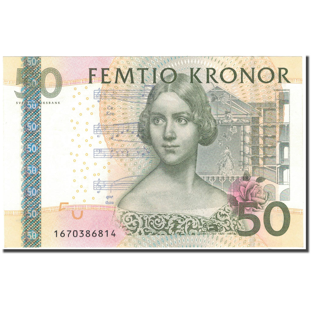 Banknot, Szwecja, 50 Kronor, KM:64b, UNC(65-70)