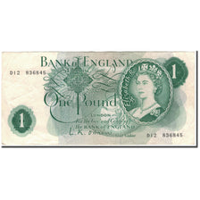 Billet, Grande-Bretagne, 1 Pound, KM:374a, TB