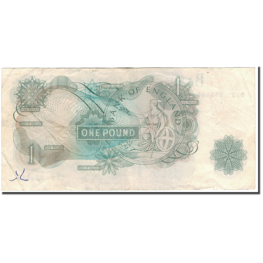 Banknot, Wielka Brytania, 1 Pound, KM:374a, VF(20-25)