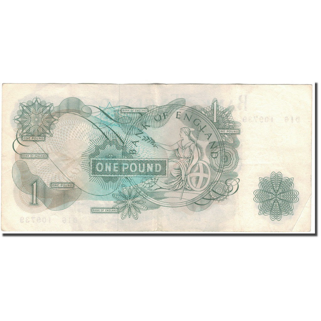 Banknot, Wielka Brytania, 1 Pound, KM:374a, EF(40-45)