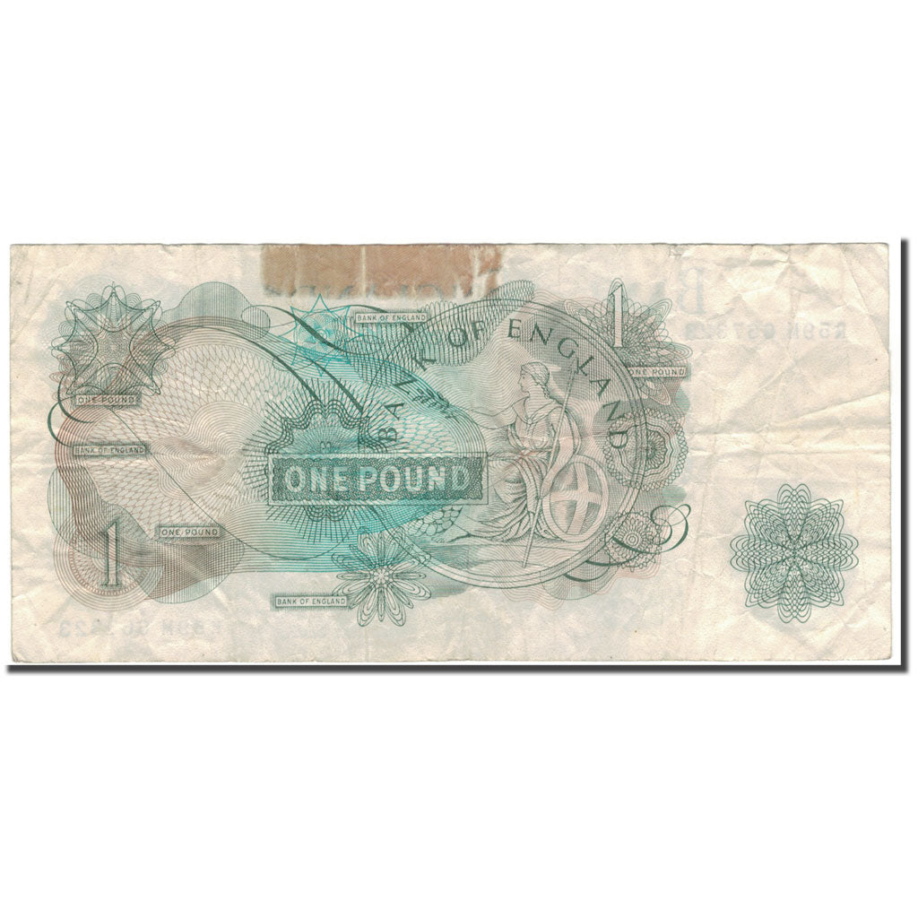 Biljet, Groot Bretagne, 1 Pound, KM:374a, B