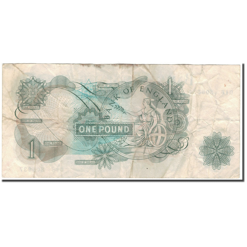 Banknot, Wielka Brytania, 1 Pound, KM:374a, VG(8-10)