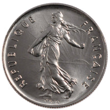 FRANCE, Semeuse, 5 Francs, 1974, Paris, KM #926a.1, MS(65-70), Nickel Clad...