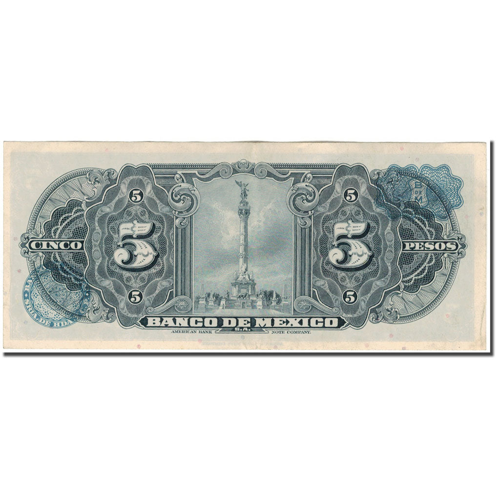 Banknote, Mexico, 5 Pesos, 1963-04-24, KM:60h, AU(50-53)