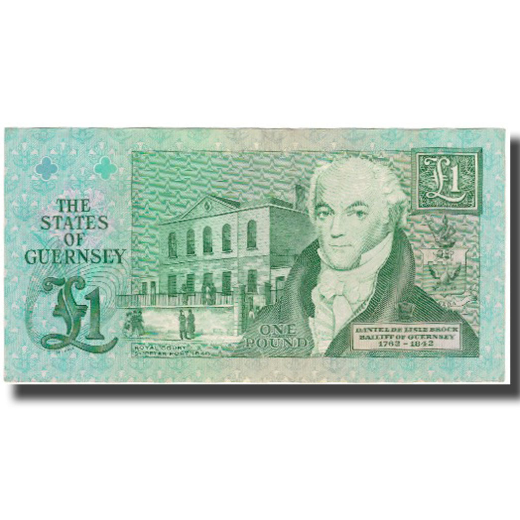 Banconote, Guernsey, 1 Pound, KM:52b, BB