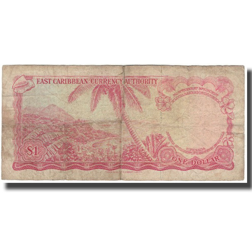Banknote, East Caribbean States, 1 Dollar, KM:13b, VG(8-10)